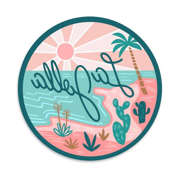 La Jolla Round Sticker